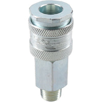 PCL XF Series Female Coupler 1/4" BSP Male Thread Air Hose Fitting AC71CM