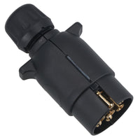 12N 7 Pin Plug Plastic Car Trailer Caravan Electrical Wiring Lights Connector