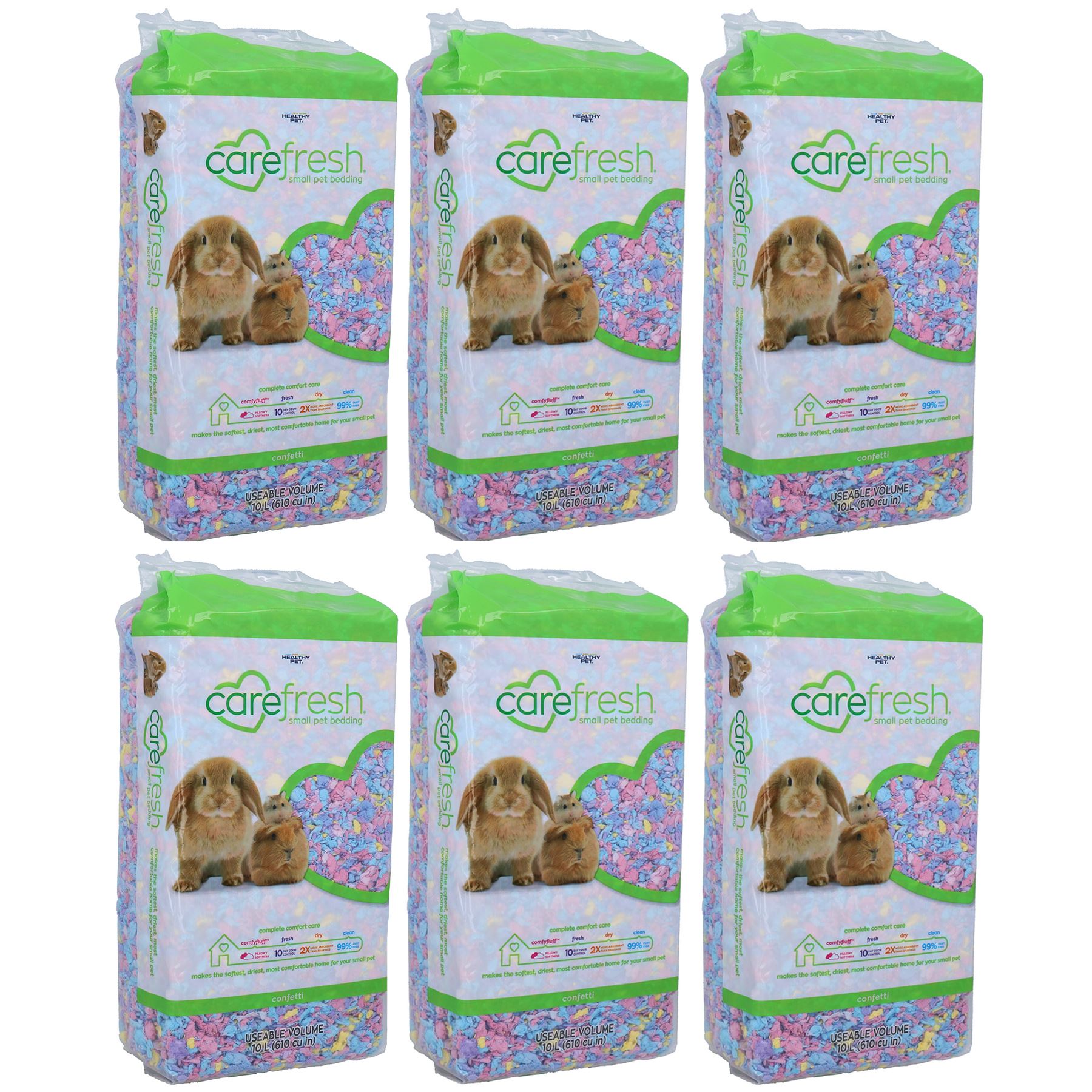 1Pk Confetti 10L Quality Pet Small Animal Bedding  99% Dust Free