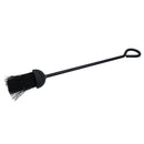 18" Loop Top Brush Fire Coal Wood Log Burner Black Steel Metal 450mm Sweep