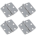 Polished Butterfly Door Hinge Stainless Steel 75mm x 73mm 316 Marine Cabin