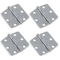 Polished Butterfly Door Hinge Stainless Steel 75mm x 73mm 316 Marine Cabin