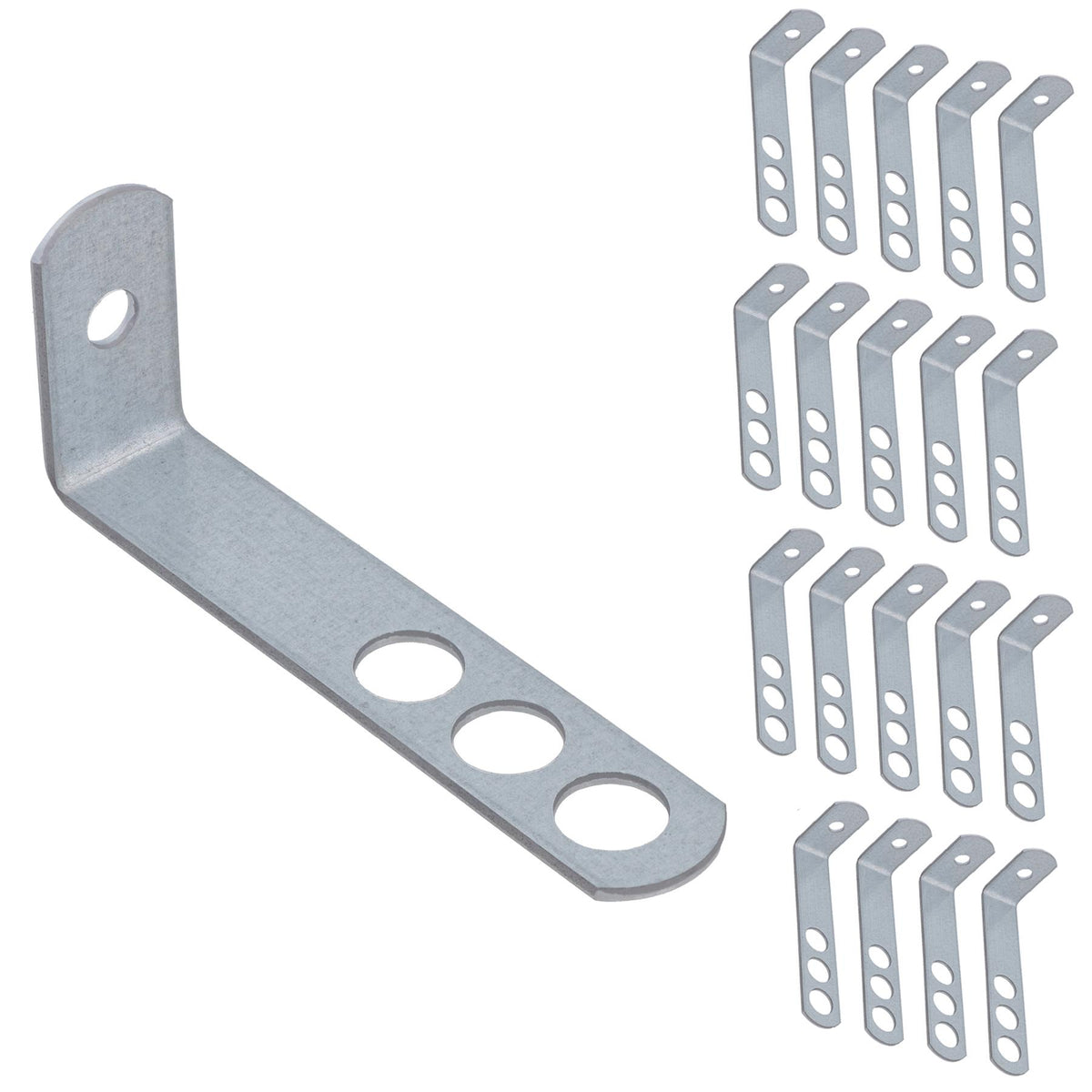 Safety End Frame Cramp Wall Tie 38mm x 100mm Galv Steel Fixing Fastener