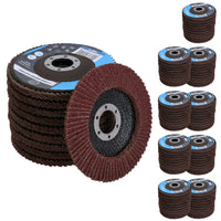 10 x Flap Discs 40 Grit Angle Grinder 4.5" (115mm) Flat Sanding Grinding TE230
