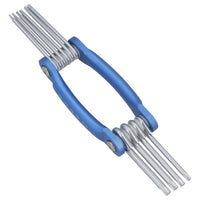 10 teiliger Torxschlüsselsatz mit Aluminiumrahmen T6 - T30 Security Torx Taschenformat