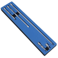 Jeu de 5 rallonges oscillantes pour entraînement 3/8" 38 mm - 450 mm AT616