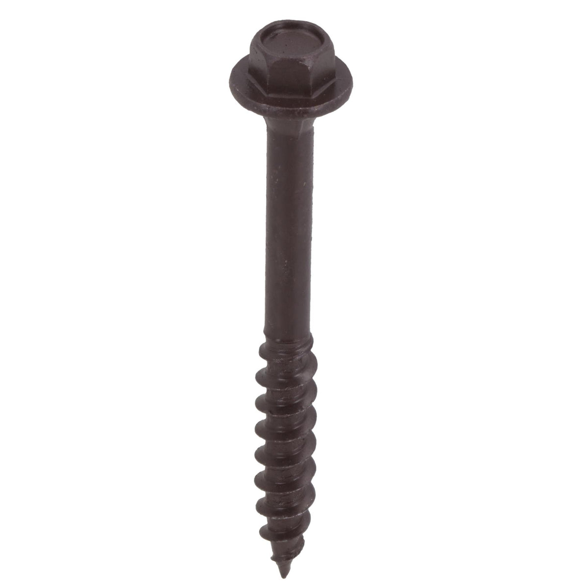 63mm Timber Sleeper Wood Screws For Railway Sleepers Hex Head Brown 150pc