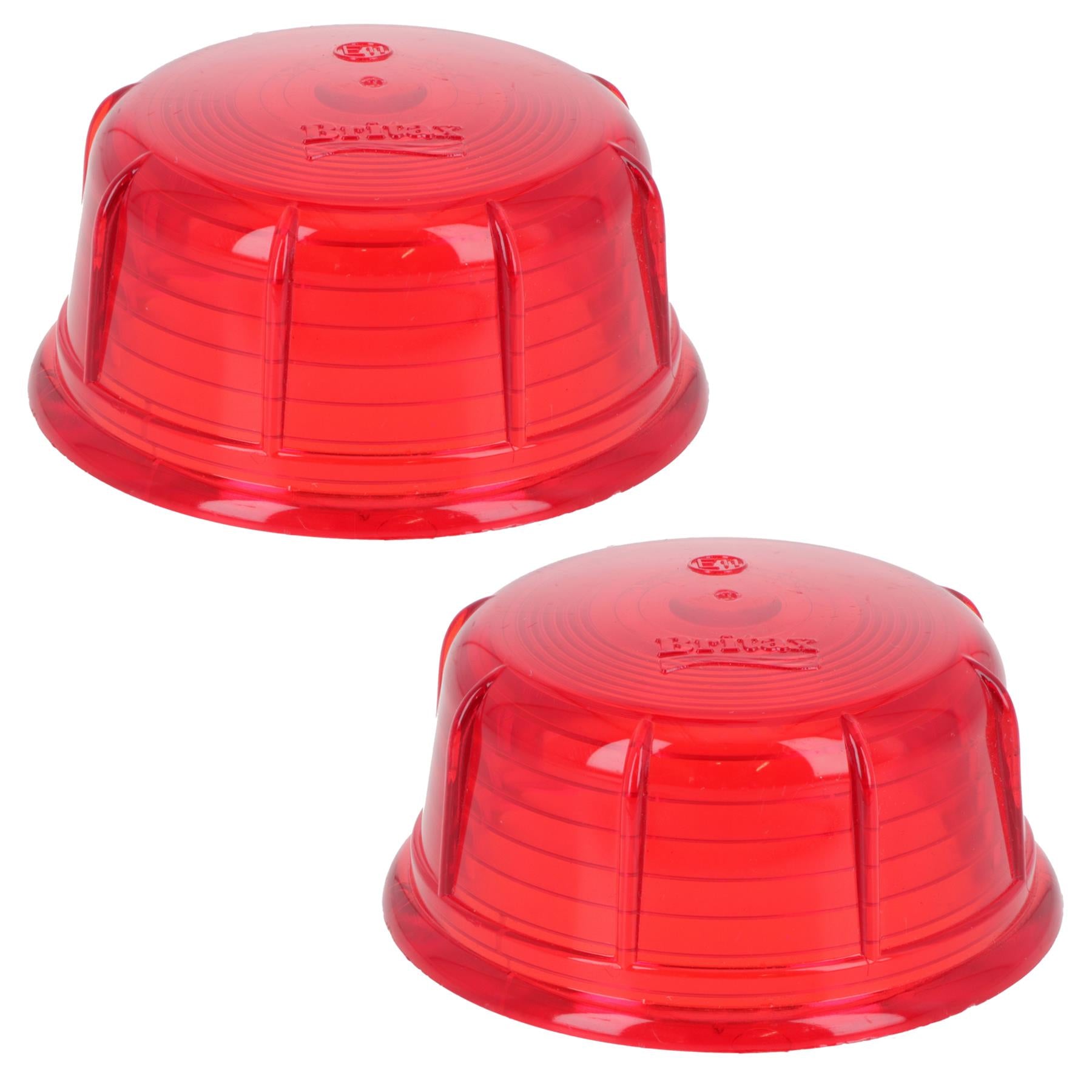 Britax Seitenmarkierungs-Ersatzglas, rote Umrissleuchte, Paar TR201