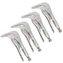 Long Nose Locking Pliers Mole Grips with 90 Degree Angled Head 10 inch