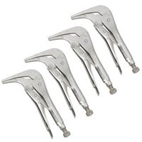 Long Nose Locking Pliers Mole Grips with 90 Degree Angled Head 10 inch