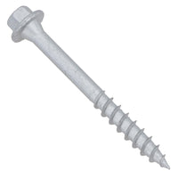 63mm Timber Sleeper Wood Screws For Railway Sleepers Hex Head Silver 30pc