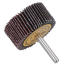 50mm 80 Grit Abrasive Flap Wheel Discs Sanding Rust Removal 6mm Shank