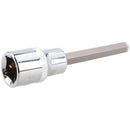 8mm Hex Allen Key Long Bit Internal Socket Metric 1/2" Drive 100mm Length Cr-V