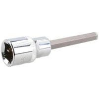8mm Hex Allen Key Long Bit Internal Socket Metric 1/2" Drive 100mm Length Cr-V