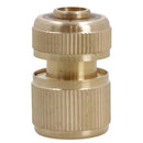 Brass Hose End Connector For 1/2in Garden Pipe Quick Release For Taps / Sprayers