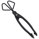 Fire Side Log Coal Wood Tongs Grabber Mover Fireplace Fire Pit Scissor Action