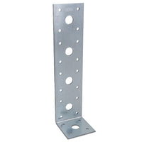 Heavy Duty Angle Bracket Fastening Plate Galvanised Steel 200 x 50 x 50mm