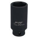 1/2" Drive 24" Breaker Power Knuckle Bar with 30mm Metric Deep Impact Socket