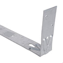 Horizontal Heavy Duty X Restraint Strap 1000mm Length 100mm Bend Galvanised