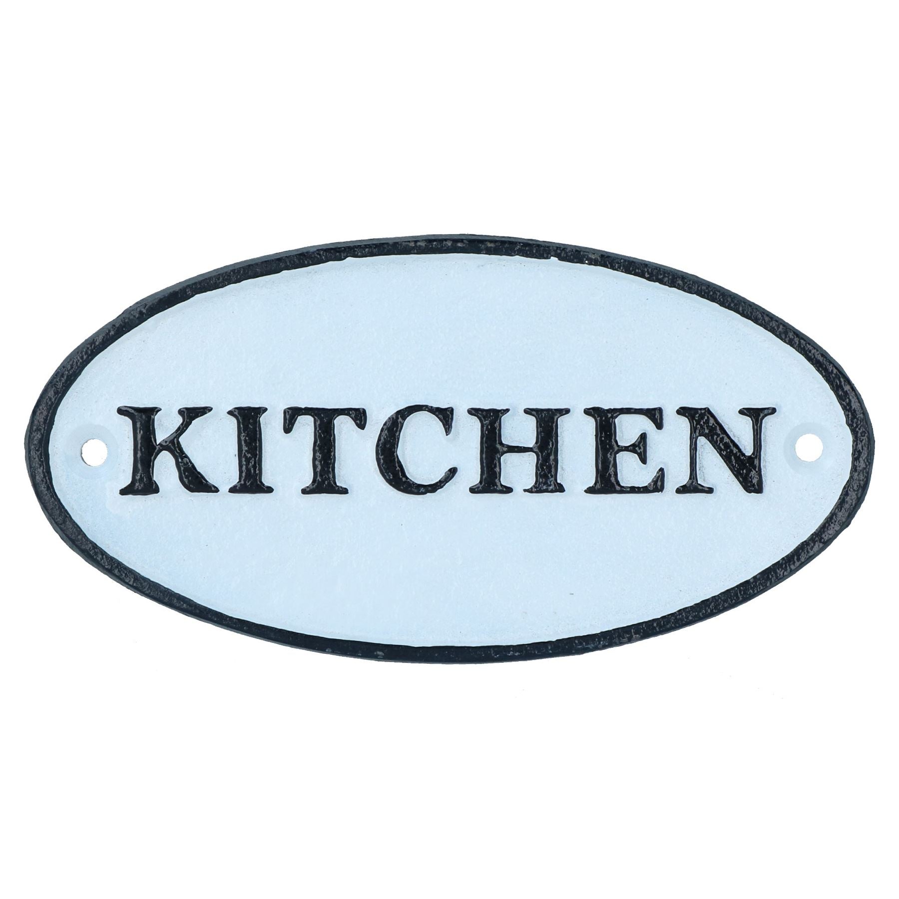 Kitchen Cast Iron Sign Plaque Door Wall House Home Gate Post Cafe Restaurant