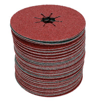 115mm Fibre Coarse 36 Grit Sanding Abrasive Discs For Wood Metal 4-1/2”