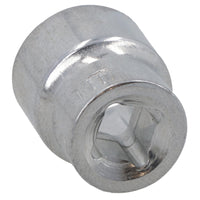 1/4"-Antrieb, flacher Steckschlüsselsatz mit Ratsche, 17-teilig, metrisch, 4 mm bis 13 mm, TE397