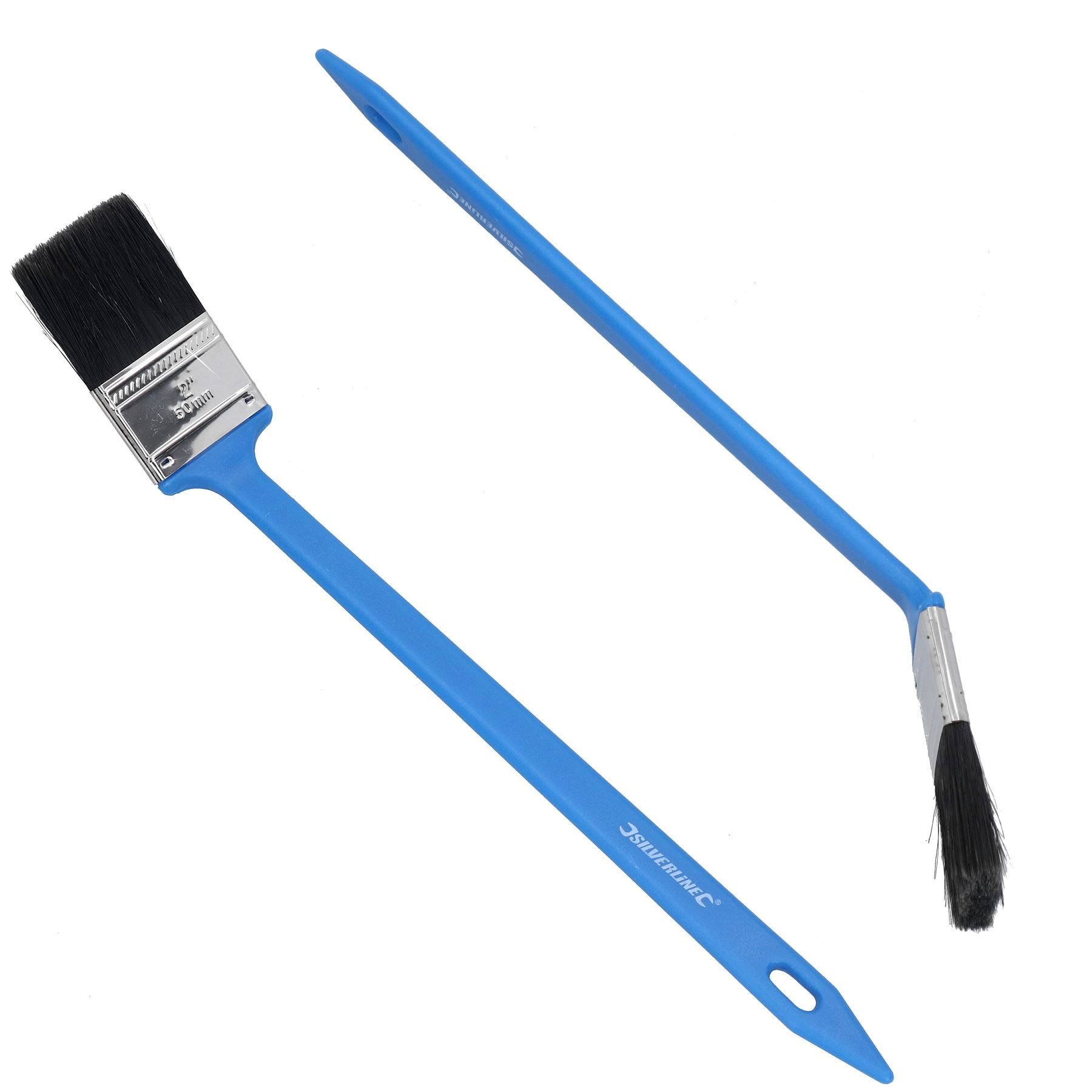 Long Reach Angled Radiator Paint Brush 50mm (2”) Width Head 400mm Long