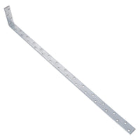 Horizontal Heavy Duty Restraint Strap 800mm Length 100mm Bend Galvanised