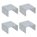 Fence Panel Clip 44mm or 50mm Galvanised Steel Bracket Holder Trellis Post Support