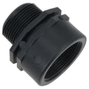 Polypropylene PP Threaded Reducing Socket Female – Male 1-1/2in – 1-1/4in BSP