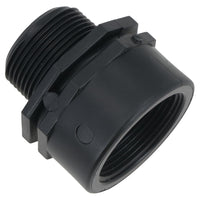 Polypropylene PP Threaded Reducing Socket Female – Male 1-1/2in – 1-1/4in BSP