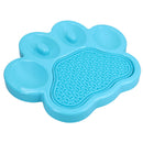 2PK BLUE Paw Interactive Dog Slow Feeder & Lick Mat Dog Food Accessories
