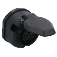 Tow Bar Trailer Electrics 13 Pin Socket Caravan Euro Plug Lights TR182