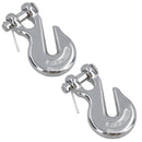 Clevis End Grab Hook Stainless Steel for 6mm (1/4in) Chain Lifting 750kg