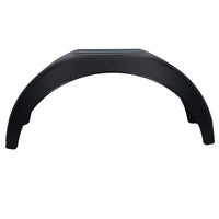 2 x 14 Inch Plastic Trailer Mudguard Wheel Arch Wing Fender + 6 x Fixing Brackets