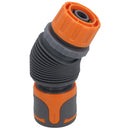 Adjustable Angle Hose Connector Quick Release For 1/2in Garden Hose Watering
