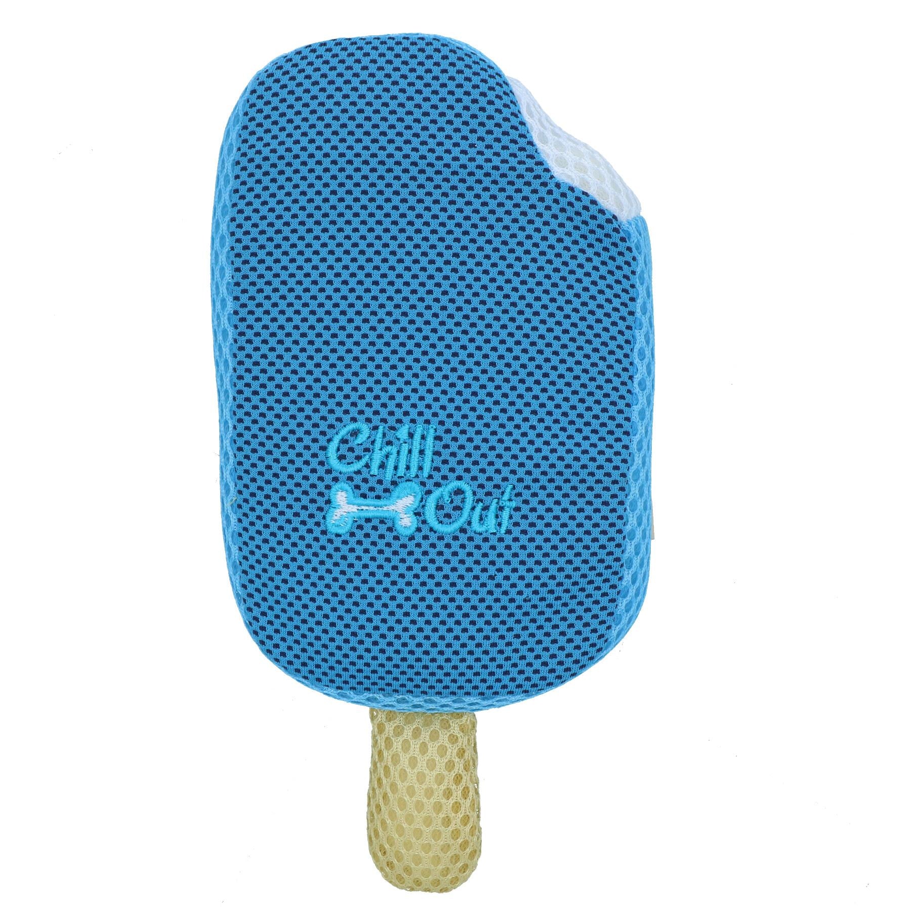 Blue Icecream Chillout Cool Dog Puppy Heat Relief Toy Summer Heat Toy Game