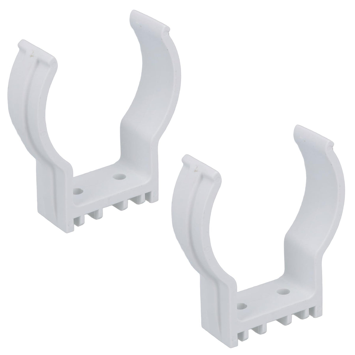 60mm Table Leg Storage Clips 2pk Polyamide Boat Motorhome Table Leg Mount