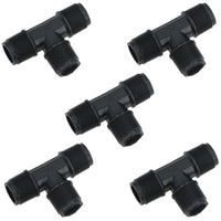 Polypropylene PP 3/4in BSP Male Threaded 90° Tee Piece Equal Tees