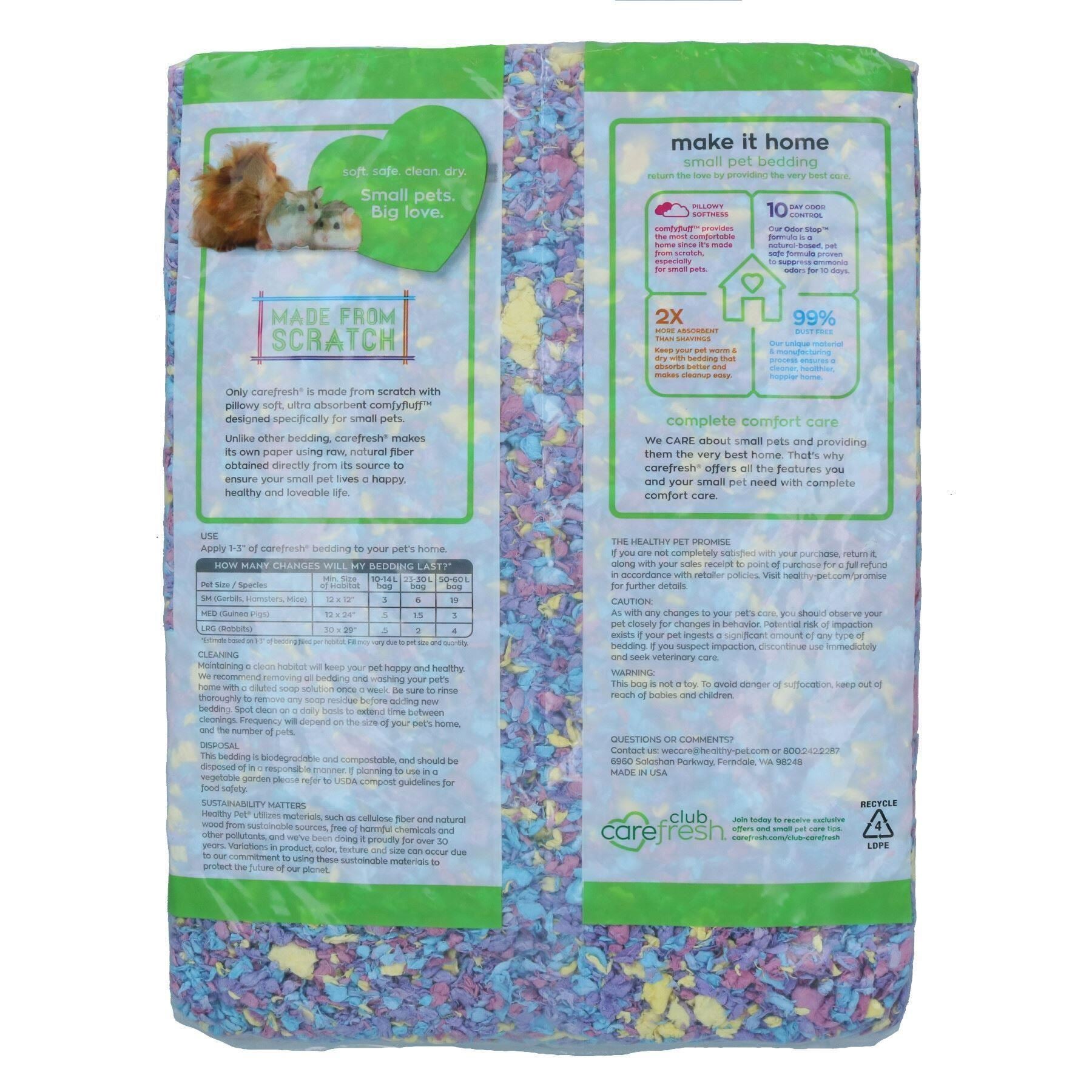 Confetti 50L Quality Pet Small Animal Bedding  99% Dust Free