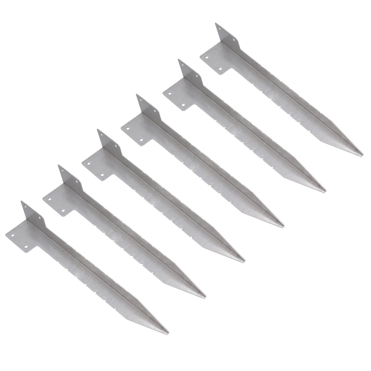 Garden Sleeper Single Corner Support Stainless Steel Stake Spike 440mm