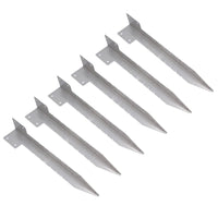 Garden Sleeper Single Corner Support Stainless Steel Stake Spike 440mm