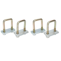 4 Pack M10 40mm x 70mm U-Bolt N-Bolt with Plates & Nuts HIGH TENSILE