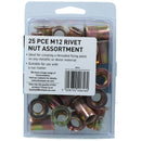 12mm Steel Nut Serts Inserts Rivet Nut Threaded Inserts Blindnut Rivnut Fastener