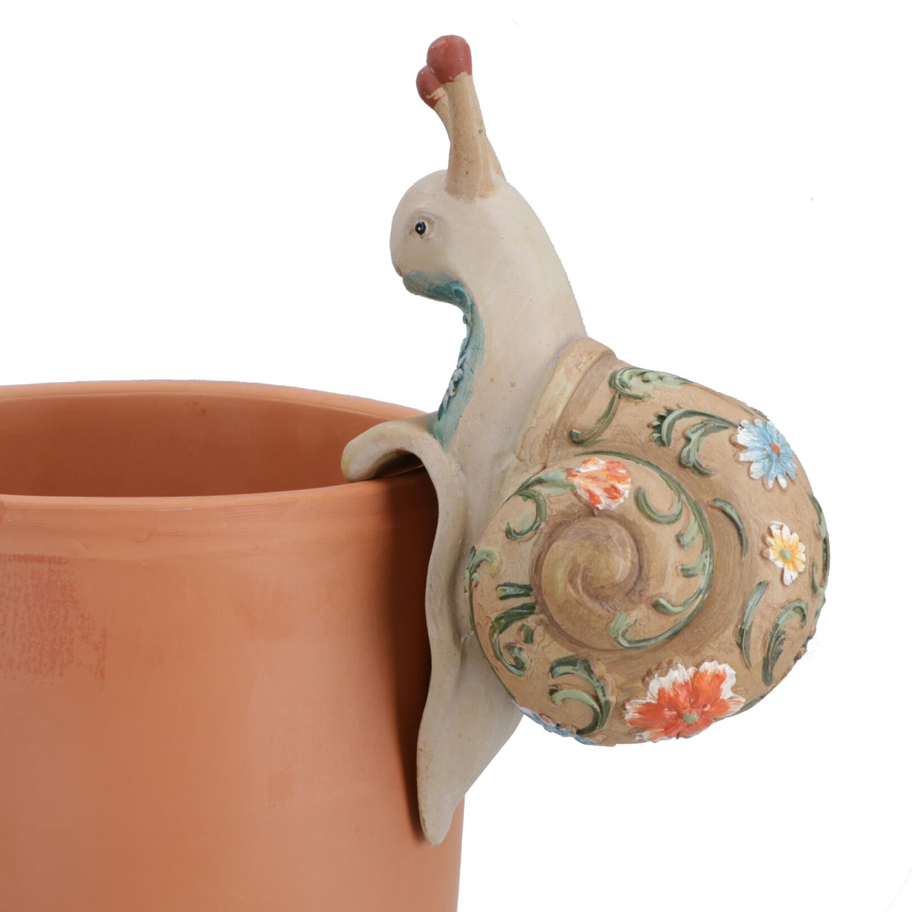 Hedgehog Rabbit Turtle & Snail Plant Pot Hanger Garden Ornament Statue Vase