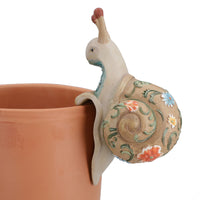 Hedgehog Rabbit Turtle & Snail Plant Pot Hanger Garden Ornament Statue Vase