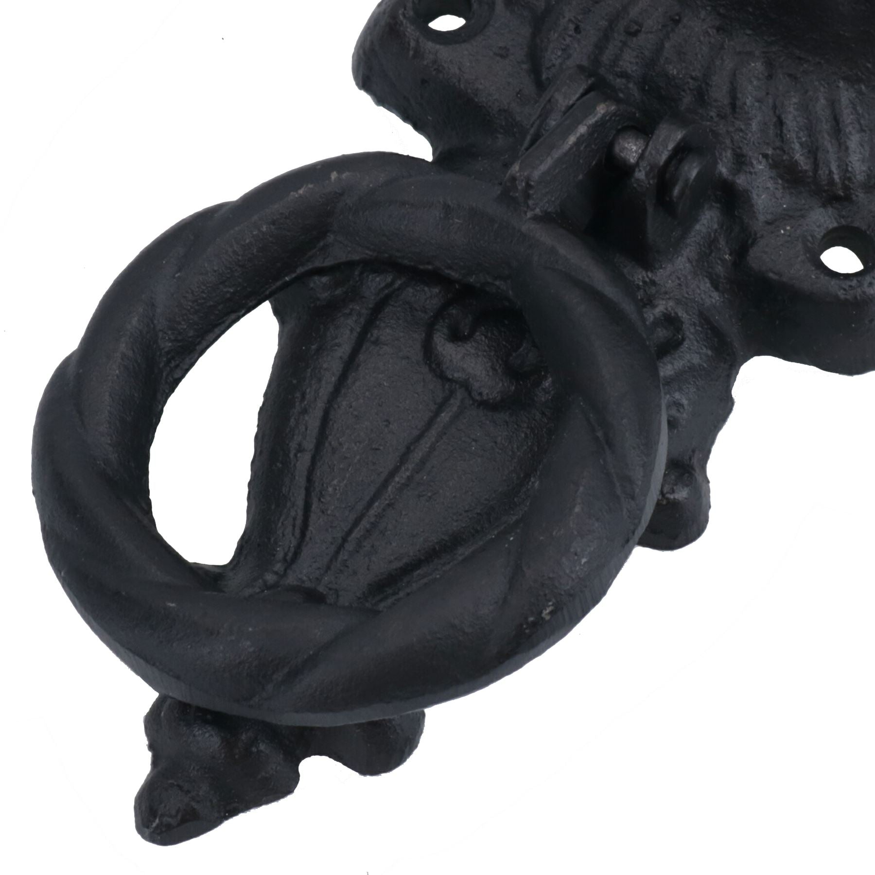 Dog Door Knocker Bell Ringer Cast Iron Garden Shed House Cast Iron Striker