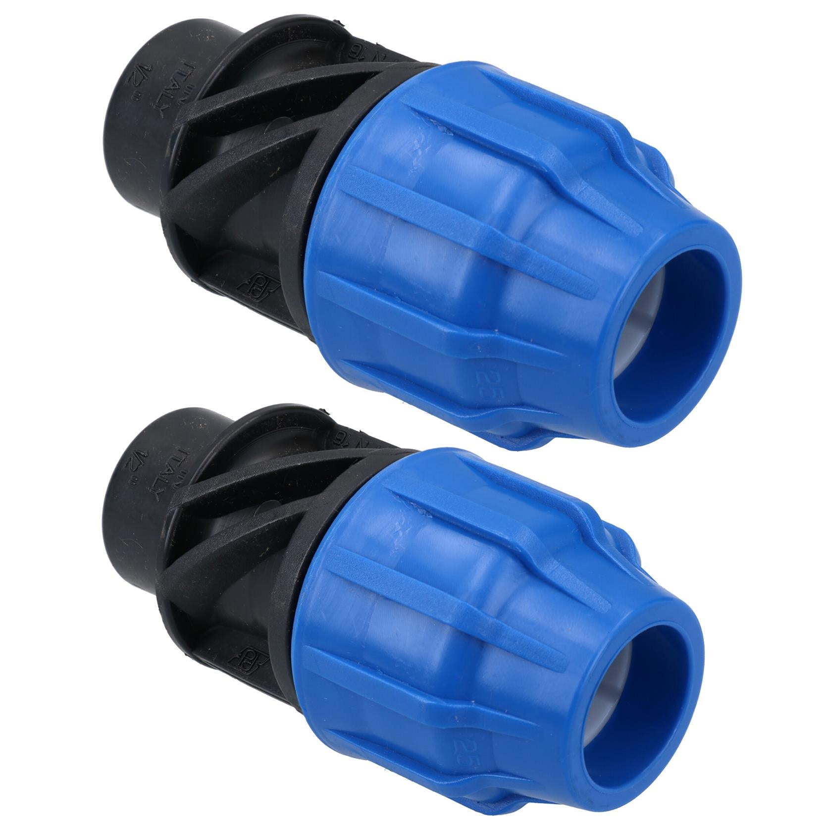 25mm x 1/2" MDPE Female Adapter Compression Coupling Fitting Water Pipe