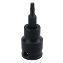 Torx Star Impact flache, kurze Bit-Steckschlüssel T10–T60, einzeln, 3/8 Zoll Dr.