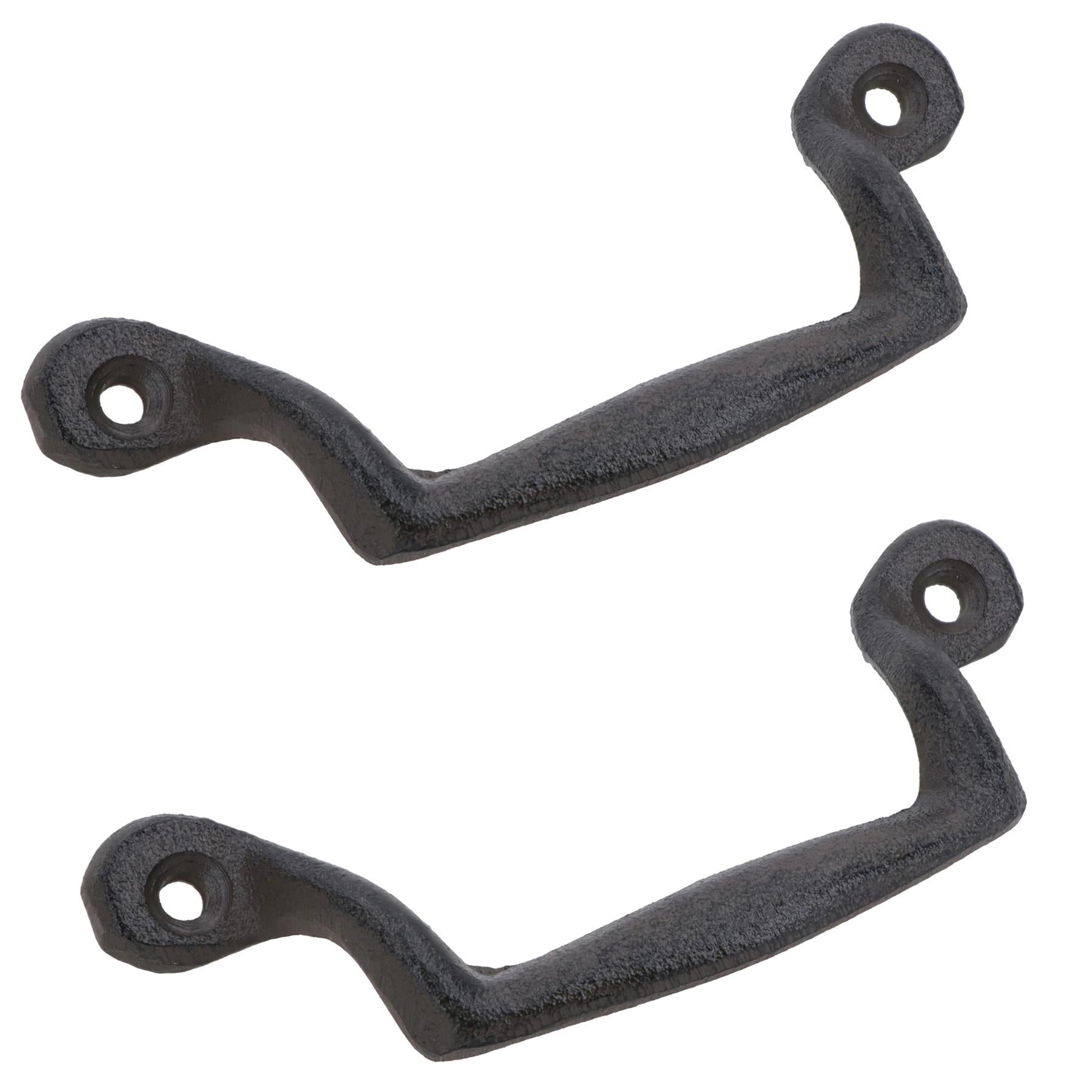 Furniture Door Pull Handle Cast Iron Cupboard Drawer Chest Shell Cup Clam